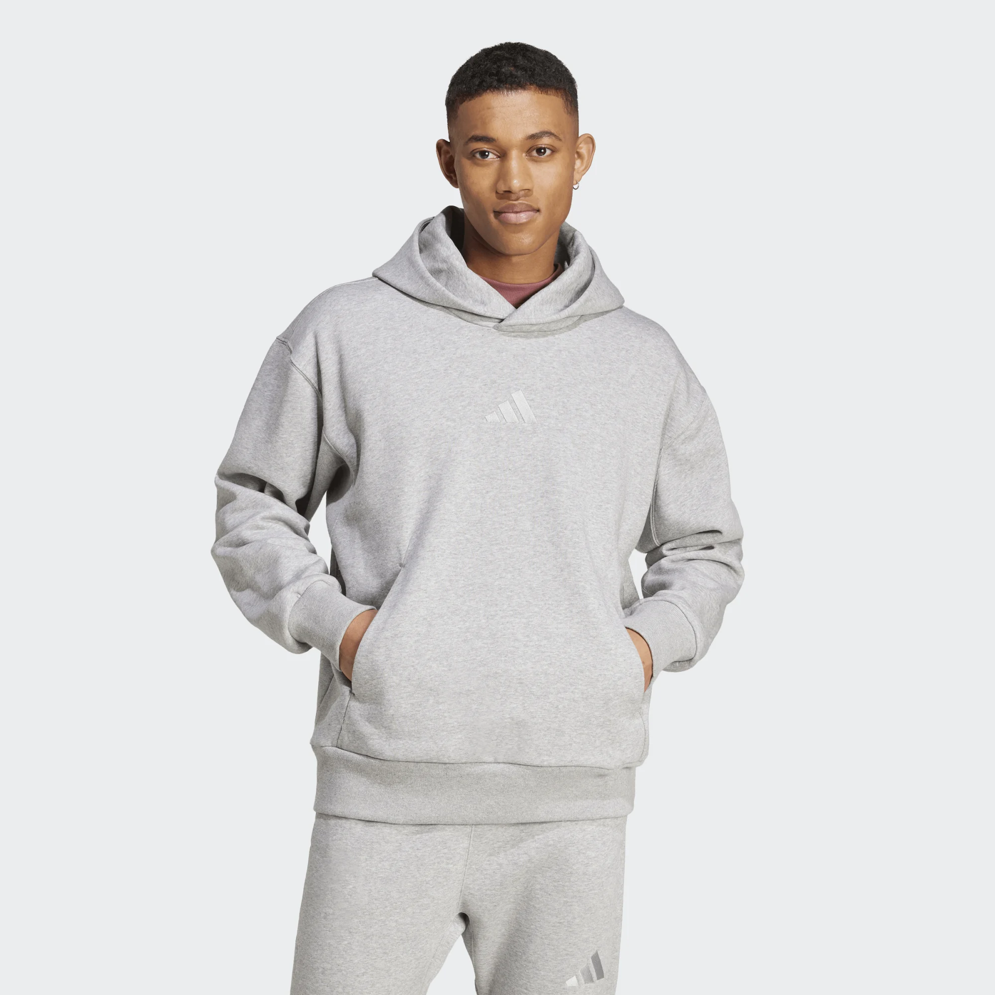 Adidas Sportswear All SZN Ανδρική Μπλούζα με Κουκούλα