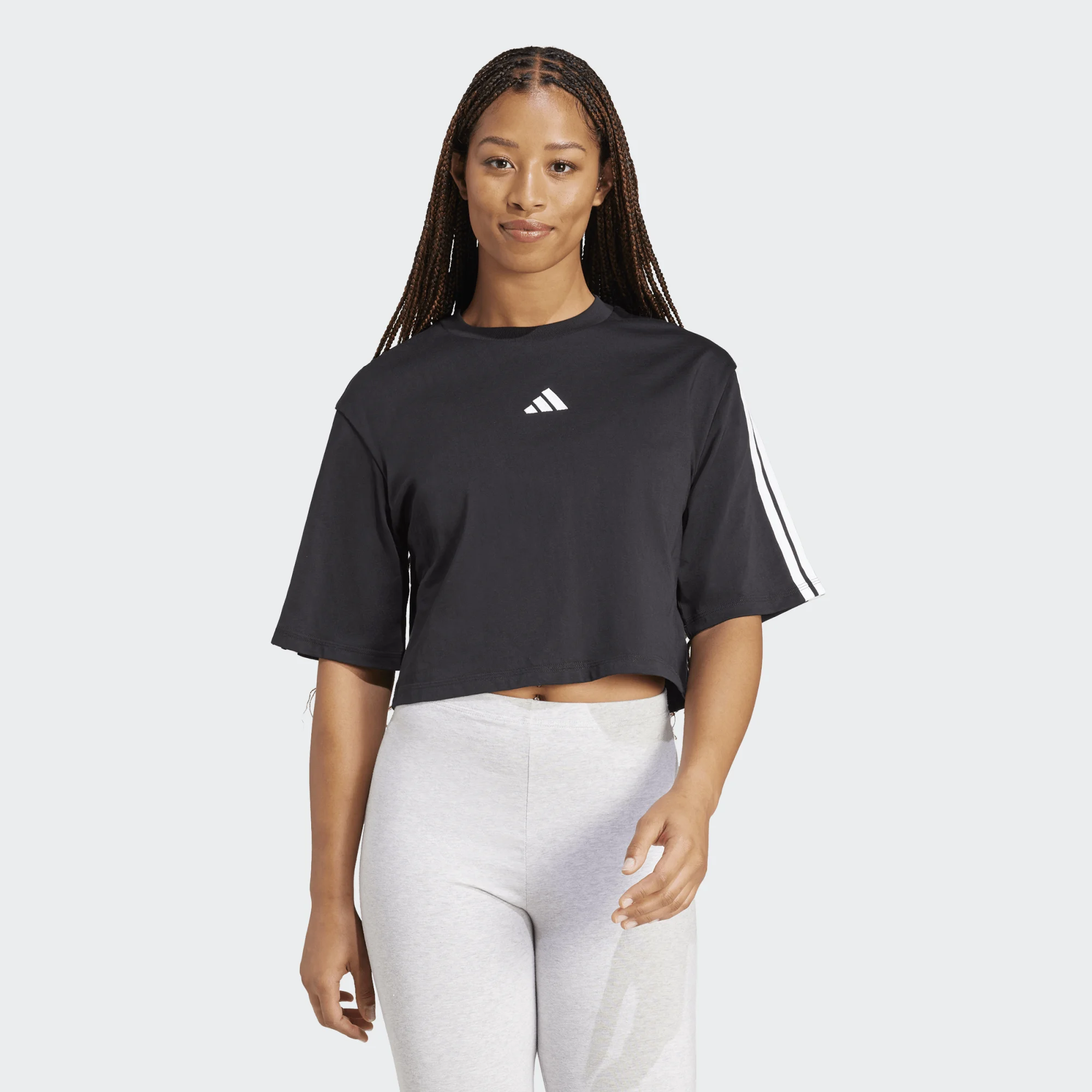 Adidas Sportswear Essential 3-Stripes Γυναικείο T-Shirt