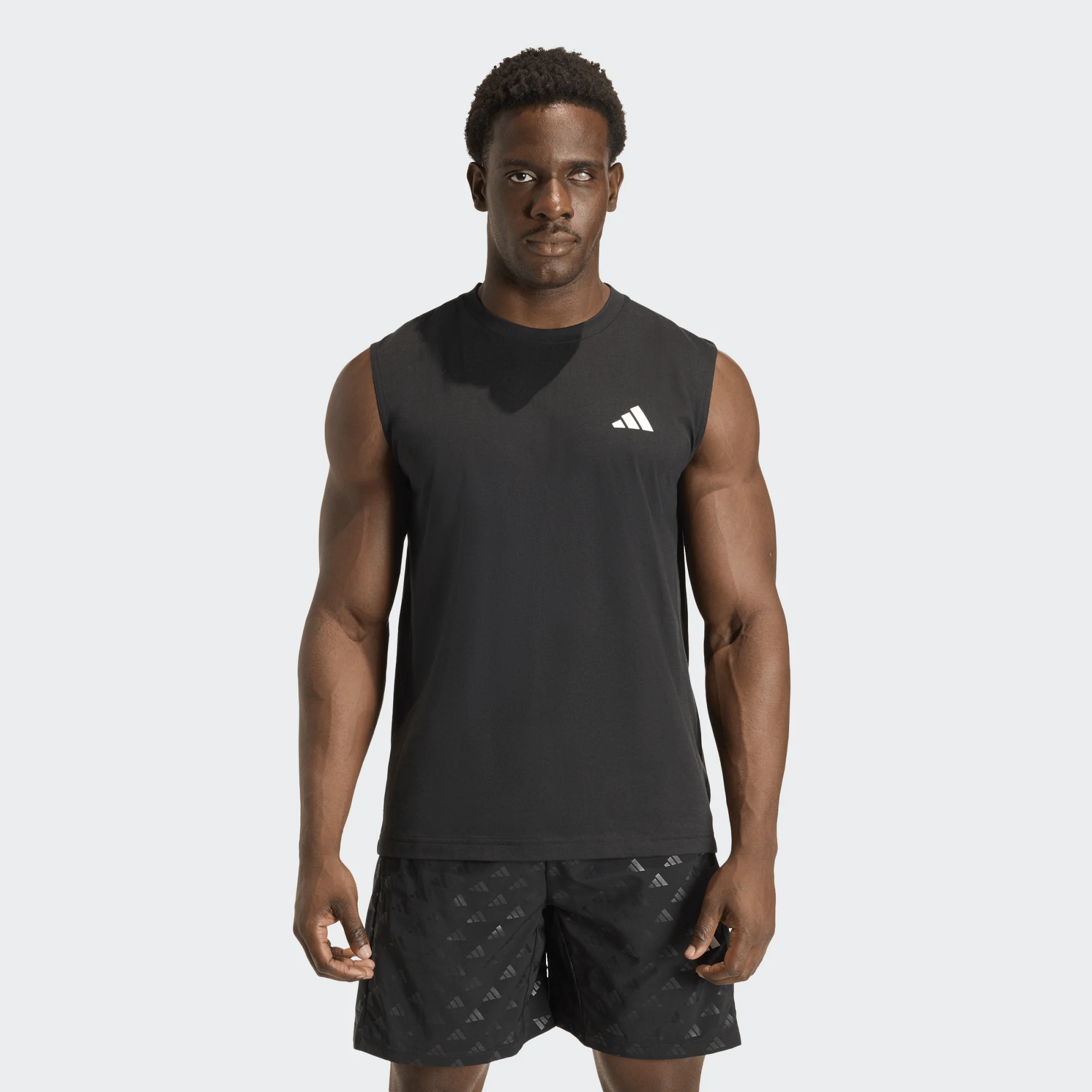 Adidas Workout Essentials Feelready Ανδρικό Αμάνικο T-Shirt