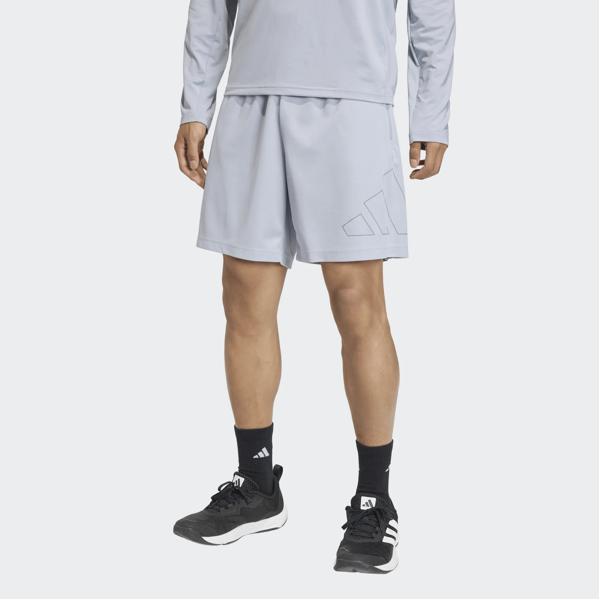 Adidas Workout Base Pique Big Logo Ανδρικό σορτς