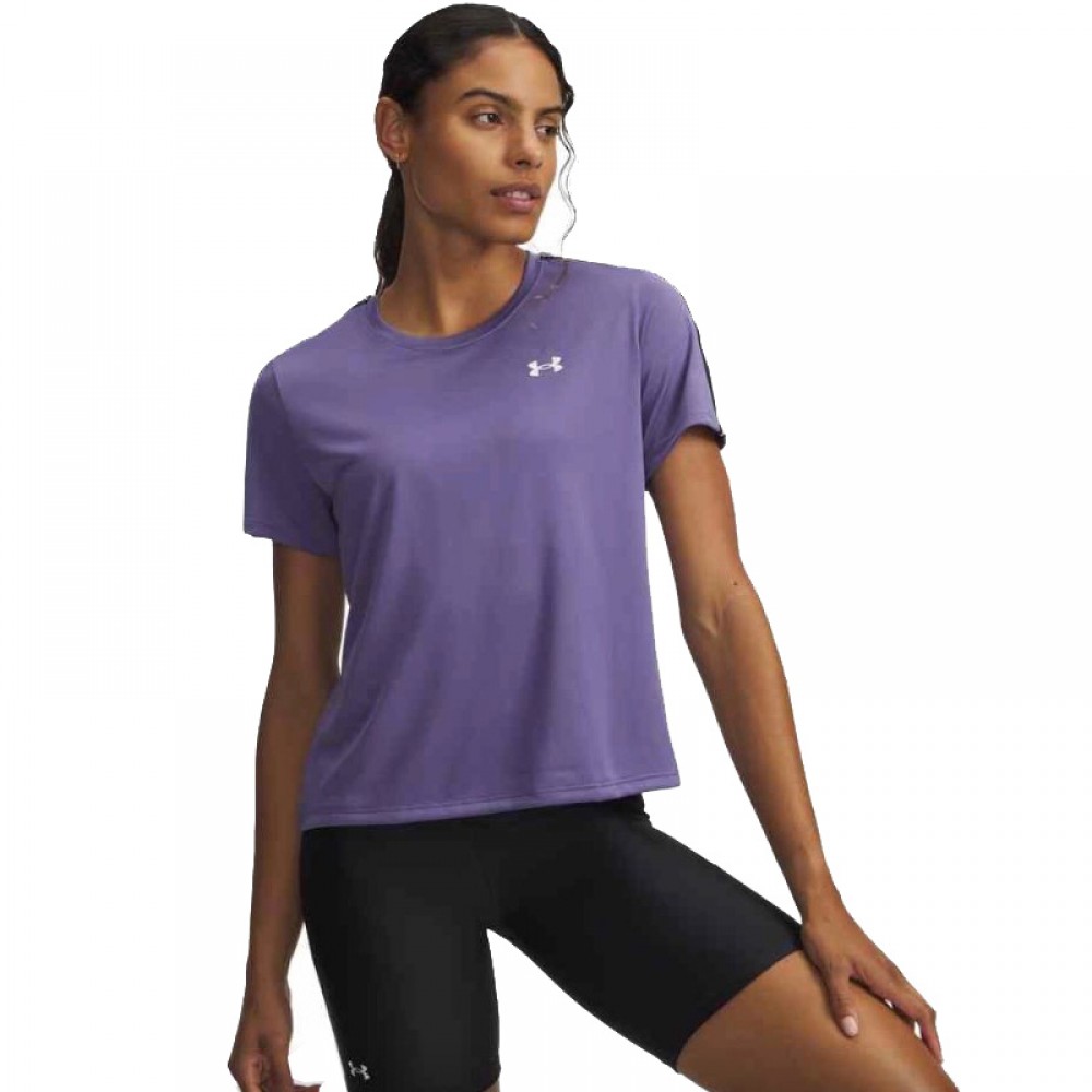 Under Armour Tech Woodmark Tape Γυναικείο T-Shirt