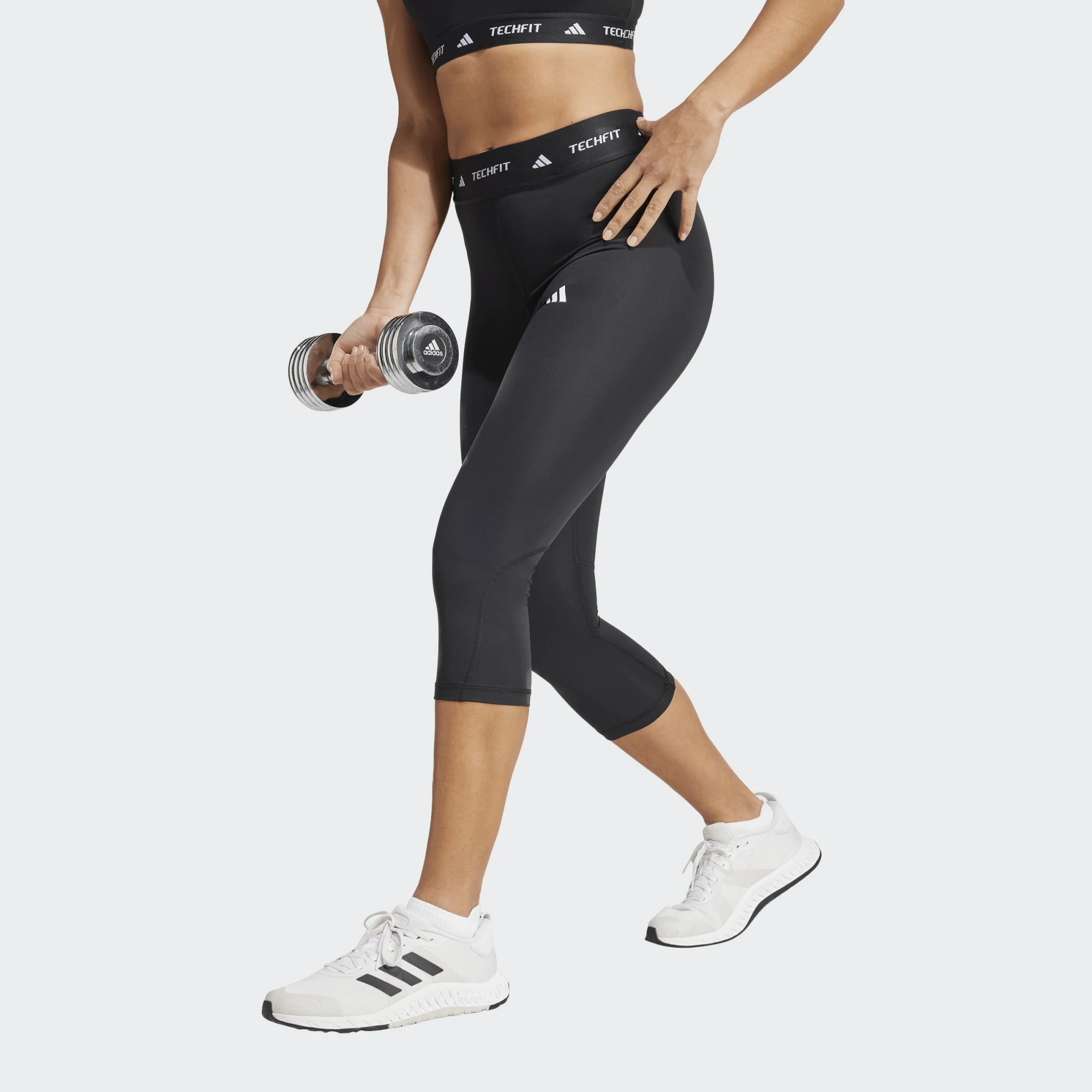 Adidas Techfit Capri Γυναικείο Κολάν
