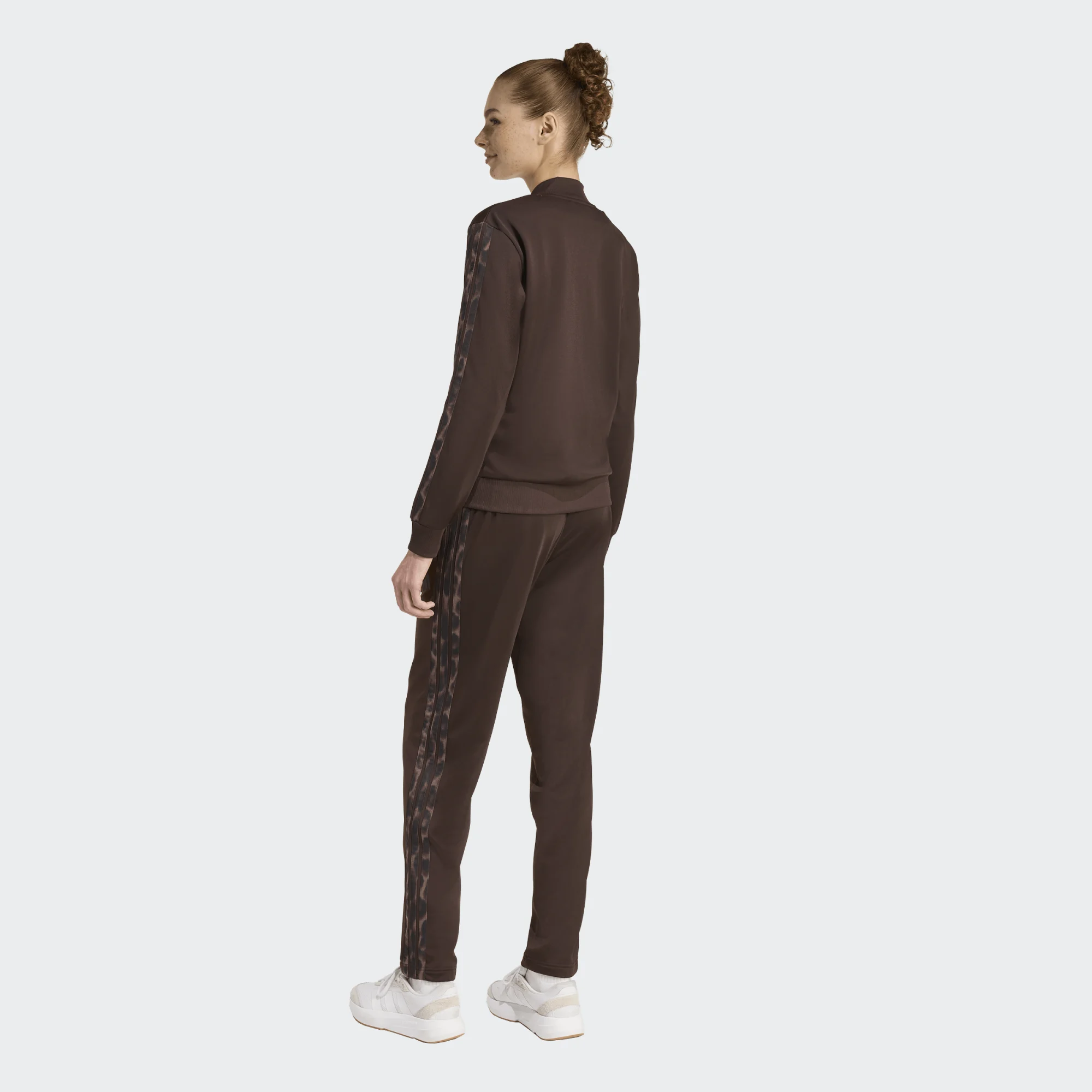 Adidas 3-Stripes Leopard Print Tracksuit Γυναικείο Σετ Φόρμας