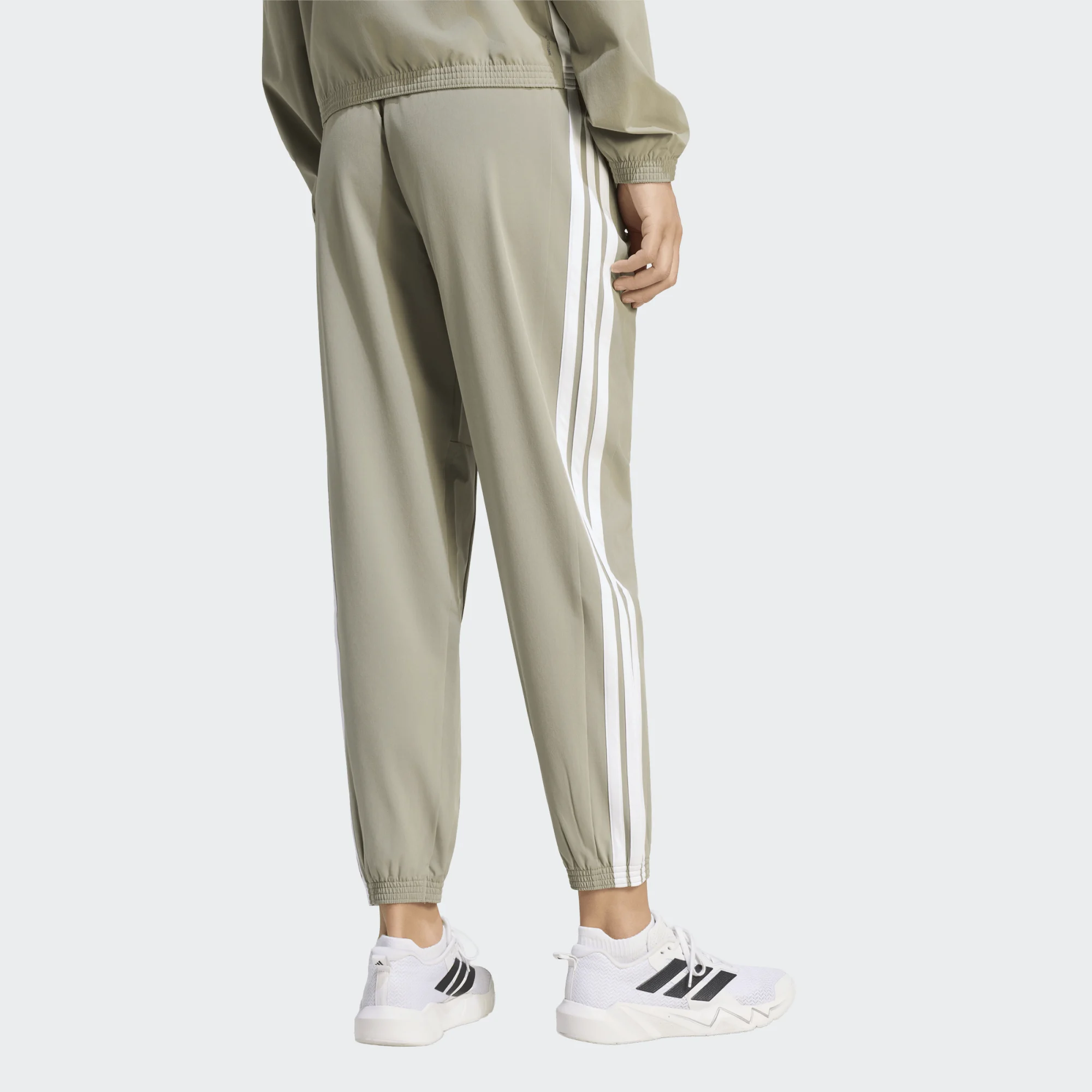 Adidas Workout 3-Stripes Woven Pants Γυναικείο Παντελόνι Φόρμας