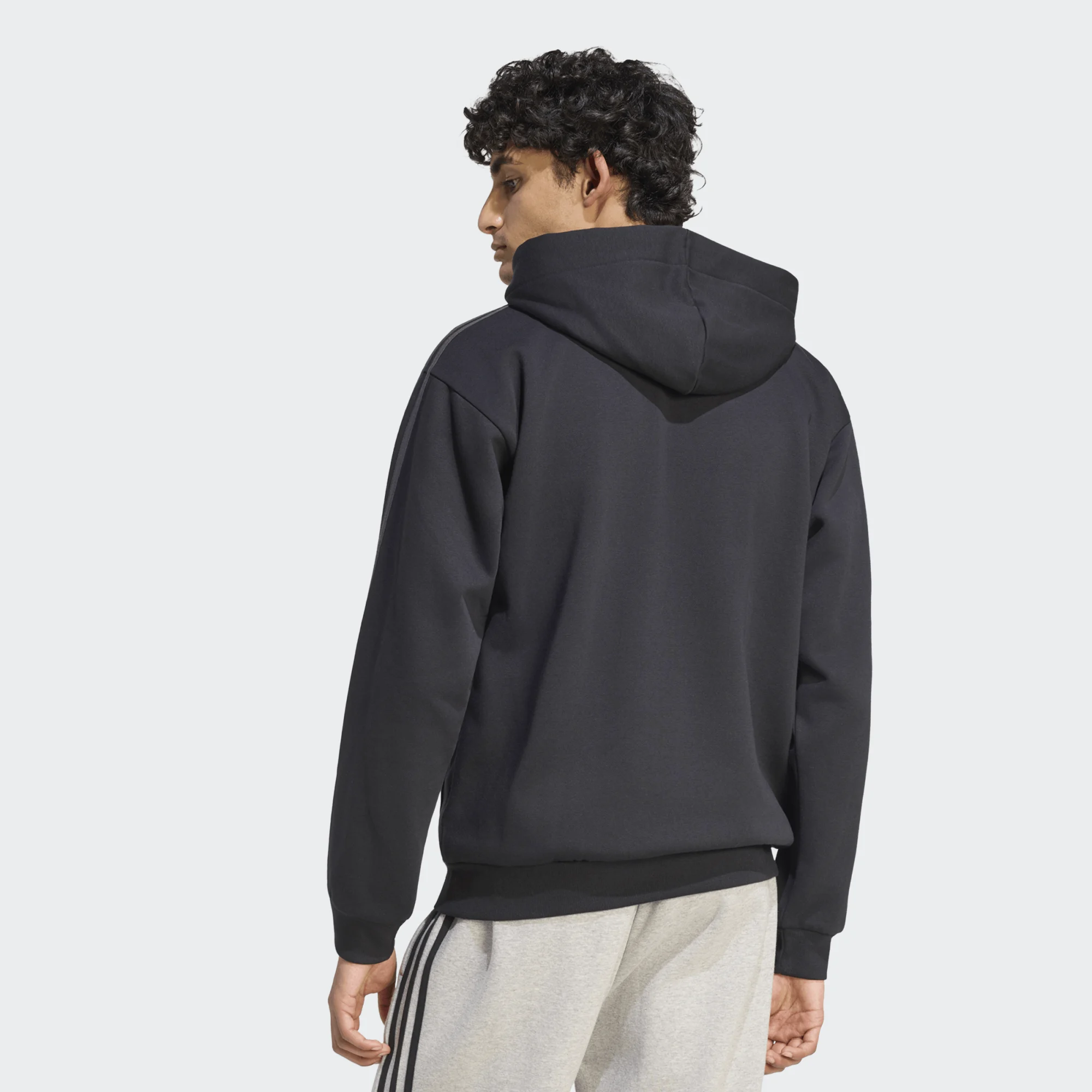 Adidas 3-Stripes Fleece Full Zip Hoodie Ανδρική Ζακέτα