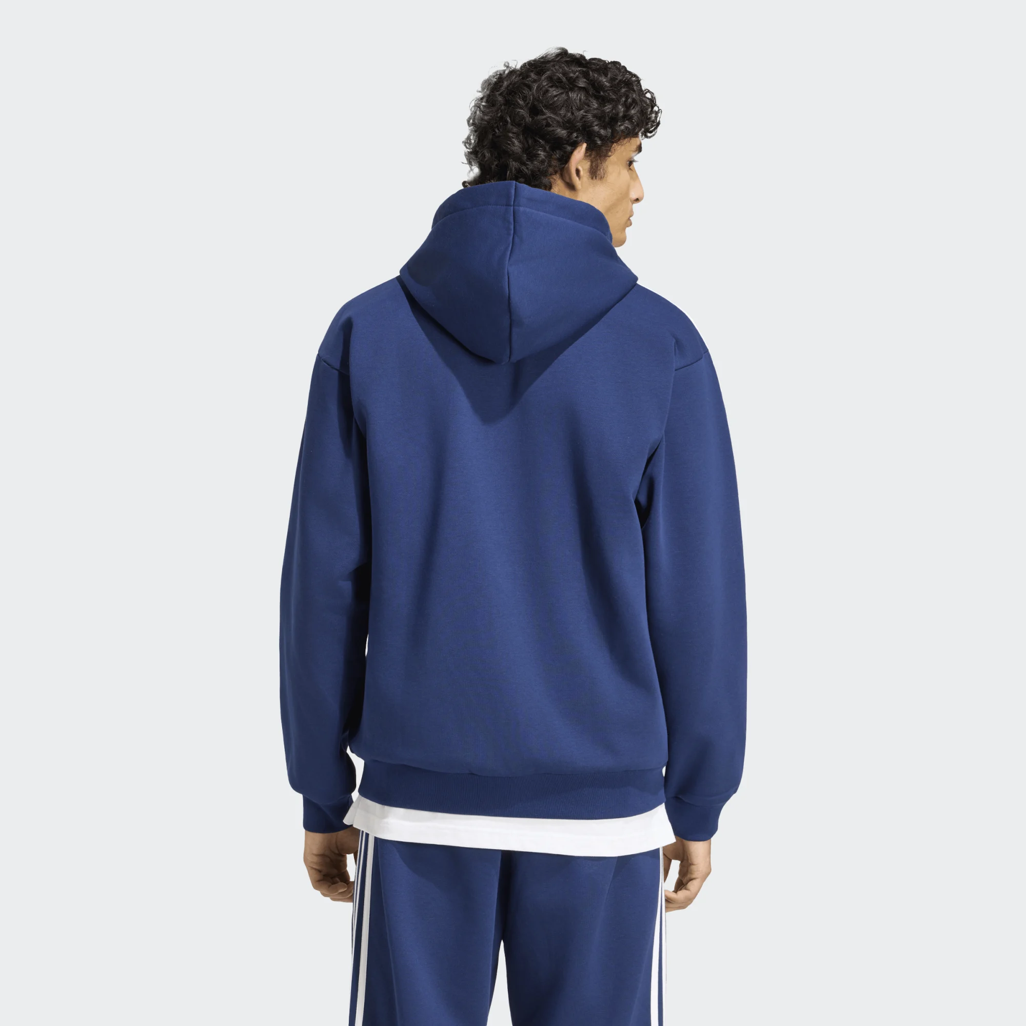 Adidas 3-Stripes Fleece Full Zip Hoodie Ανδρική Ζακέτα