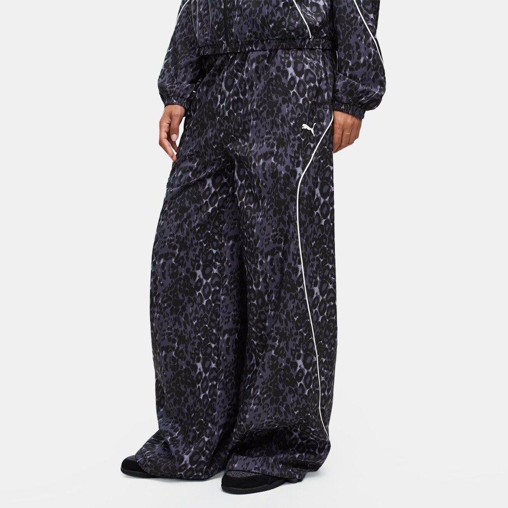 Puma Sport Animal Wide Leg Woven Γυναικεία Φόρμα